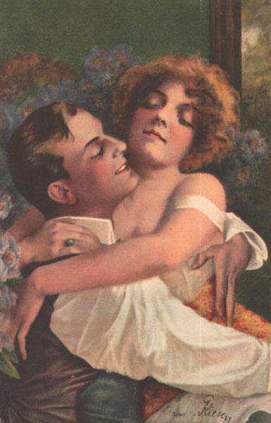 Playful Lovers by Arno von Riesen